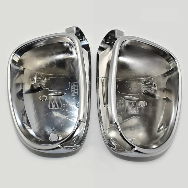 DSPOLIMV Kompatibel Mit VW Für Sharan 2003 2004 2005 2006 2007 2008 2009 2010 Auto Auto Ersatzteile Rückspiegel Chrom Außen Rückspiegel Gehäuse Rückspiegel Kappe von DSPOLIMV
