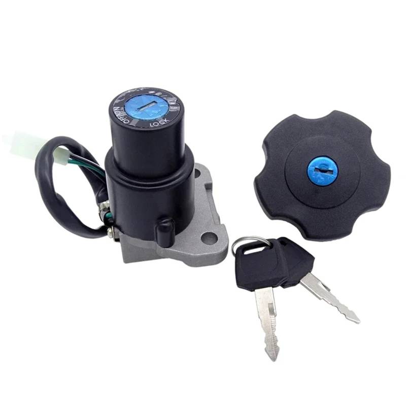 DSPOLIMV Kompatibel Mit XT600 1990 1991 1992 1993 1994 1995 Motorradkappenabdeckung Zündschalter Tankdeckel Schlüsselschloss Kit Abdeckung Motorradzubehör Moto Bike-Zündschloss von DSPOLIMV