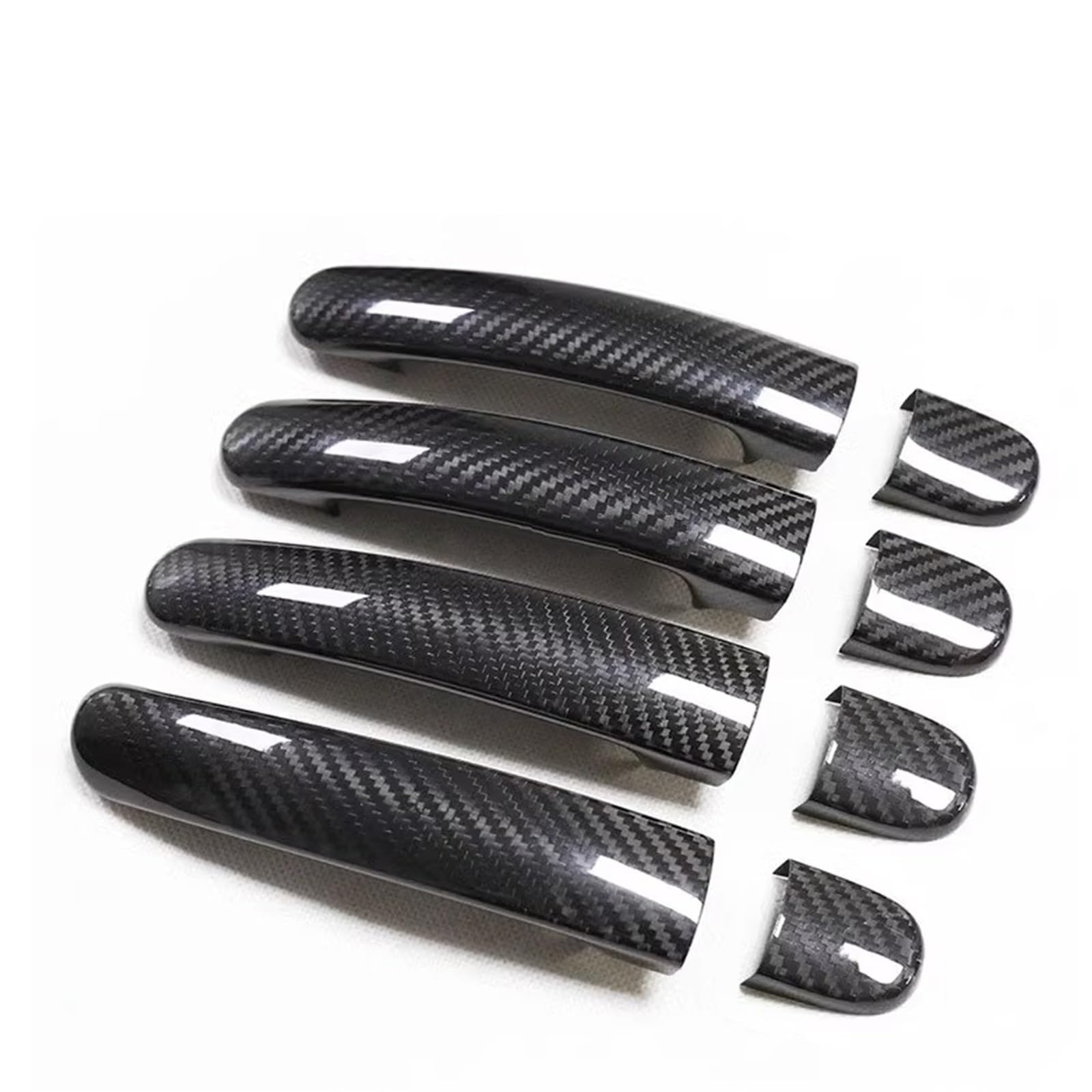 Kompatibel Mit Skoda Für Fabia 5J 2008 2009 2010 2011 2012 2013 2014 Autozubehör Auto Außentürgriff Dekorationsschale Auto Außentürgriffe Blenden(4 Doors-NO Sensor) von DSPOLIMV