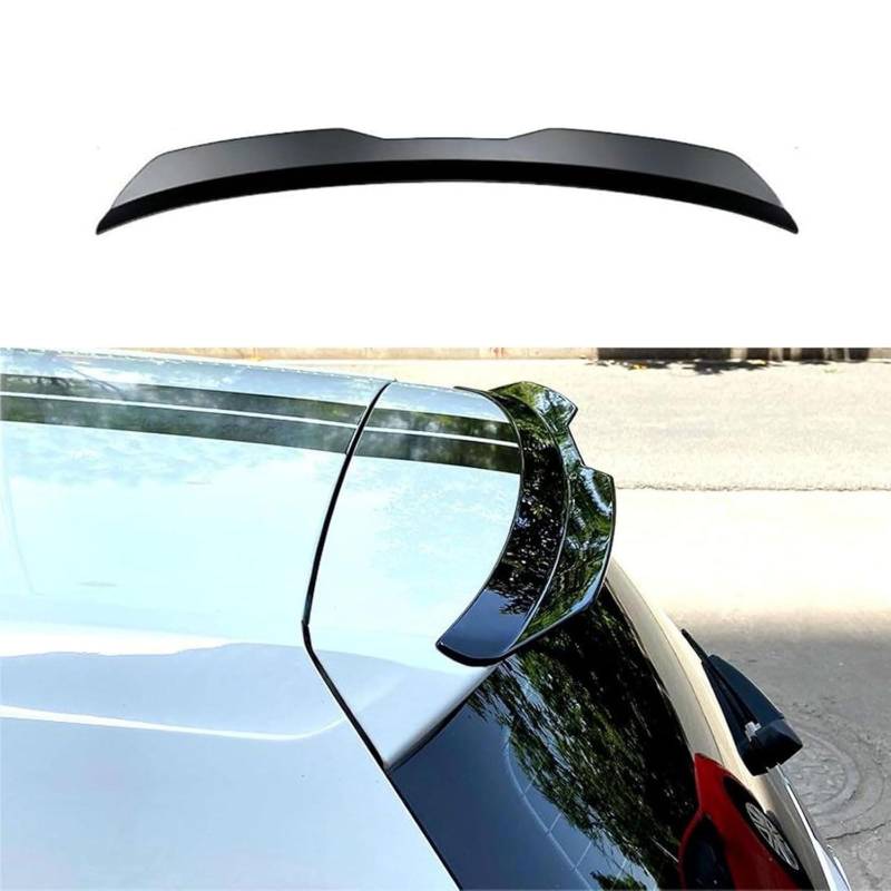 Auto Heckspoiler für Smart #1 2023 2024 2025, Dachspoilerflügel Kofferraumdeckel Spoiler Kratzfeste Dekoration Auto Zubehör,Matte Black von DSWERMG