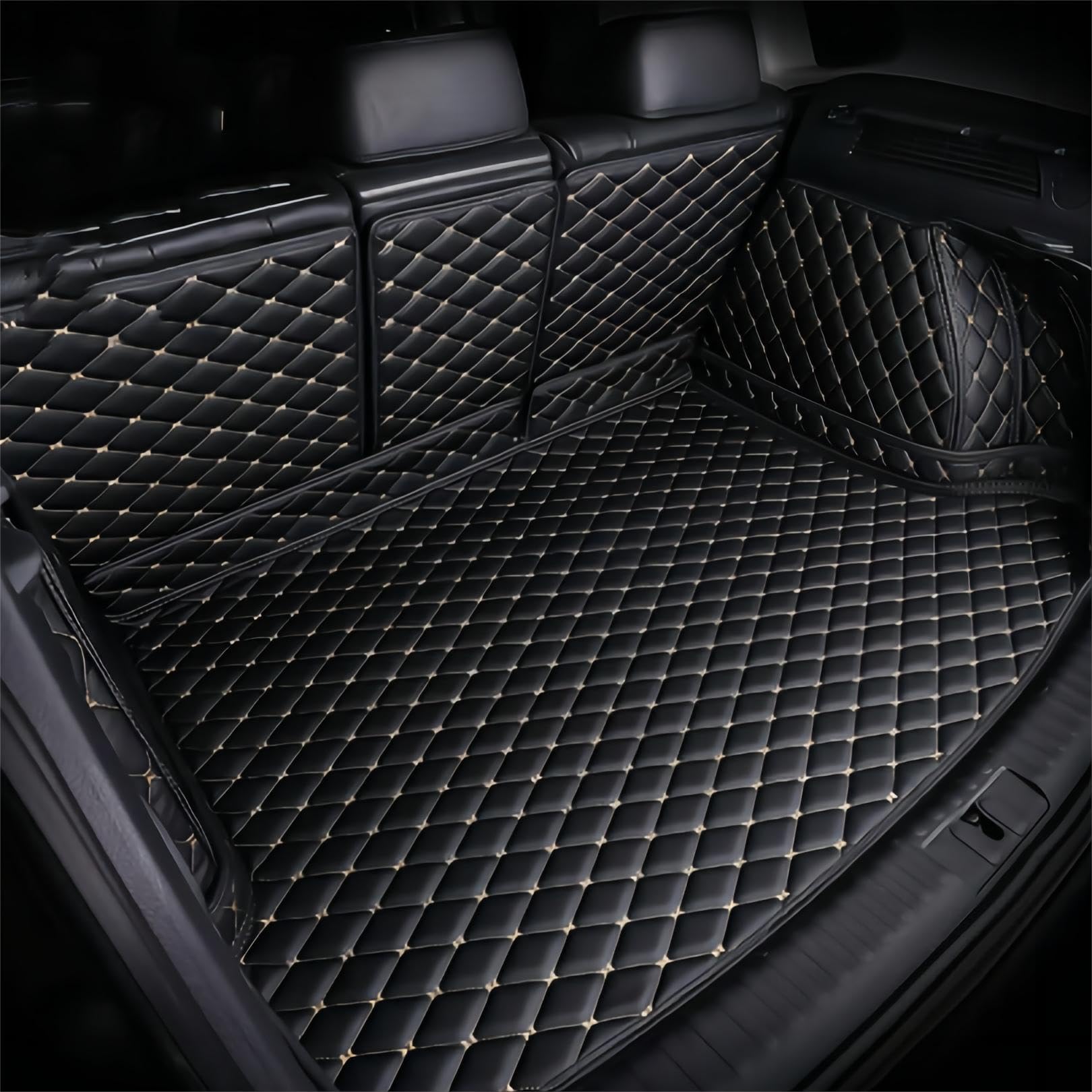 Auto Leder Kofferraummatten für Audi TT Coupe/TT Roadster/TTS Coupe/TT-S Roadster 2006-2012 2013 2014, Cargo Schutzmatte Kofferraumwanne Protektor Pad All Inclusive Wasserdicht Auto Leder Kofferraummatten für Audi TT Coupe/TT Roadster/TTS Coupe/TT-S Roadster 2006-2012 2013 2014, Cargo Schutzmatte Kofferraumwanne Protektor Pad All Inclusive Wasserdicht von DSWERMG