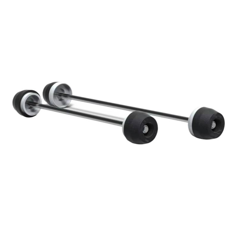 DSWILNV Anti-Crash-Schutz Motorrad Kompatibel Mit Suzuki Für GSX-R1000 2017–2024 Für GSX-R1000R 2017–2024 Motorrad Vorne Hinterachse Gabel Crash Sliders Radschutz(Front and Rear) von DSWILNV