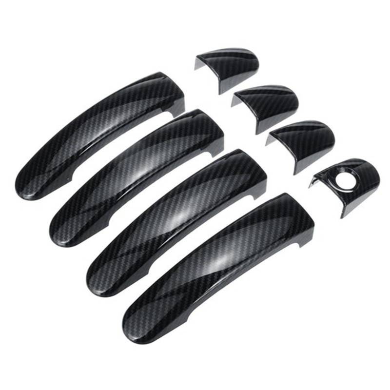 DSWILNV Auto Seitentürgriffabdeckung Kompatibel Mit Ford Für Ranger T6 Für MK2 PX2 2012 2013 2014 2015 2016 2017 2018 Auto-Außentürgriff Shell Türgriff Dekorativ von DSWILNV