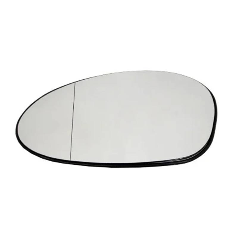 DSWILNV Auto Spiegelglas Kompatibel Mit Für E87 E88 2004 2005-2008 E81 E82 2006 2007 2008 Linke Rechte Türseite Beheizter Weißer Spiegelglas-Rückspiegel-Rückspiegelplatte von DSWILNV