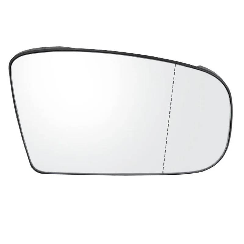 DSWILNV Auto Spiegelglas Kompatibel Mit Mercedes Für S-Klasse W220 S500 1999-2002 Für W215 CL500 Für Coupe 2000-2003 Beheiztes Seitenrückspiegelglas Für Das Auto Linkes/rechtes Seitentürspiegelglas von DSWILNV