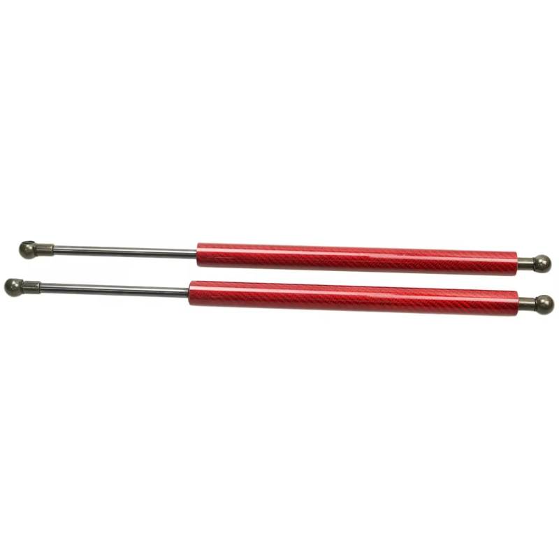 DSWILNV Fronthaube Streben Kompatibel Mit Mazda Für Roadster NC 2005–2015 Vordere Motorhaube Gasdruckfedern Federdämpfer Hebeunterstützung Absorber Autozubehör(Carbon red) von DSWILNV