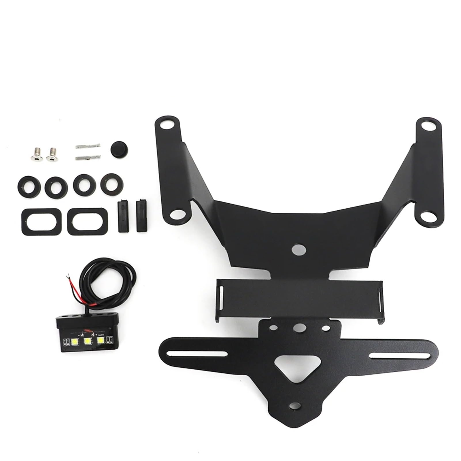 DSWILNV Kennzeichenhalter Motorrad Für CB650R Für CBR650R 2019 2020 2021 2022 2023 Motorrad-Kennzeichenhalterung Nummernregistrierungshalter Rücklichthalterung Zubehör(2019-2020) von DSWILNV