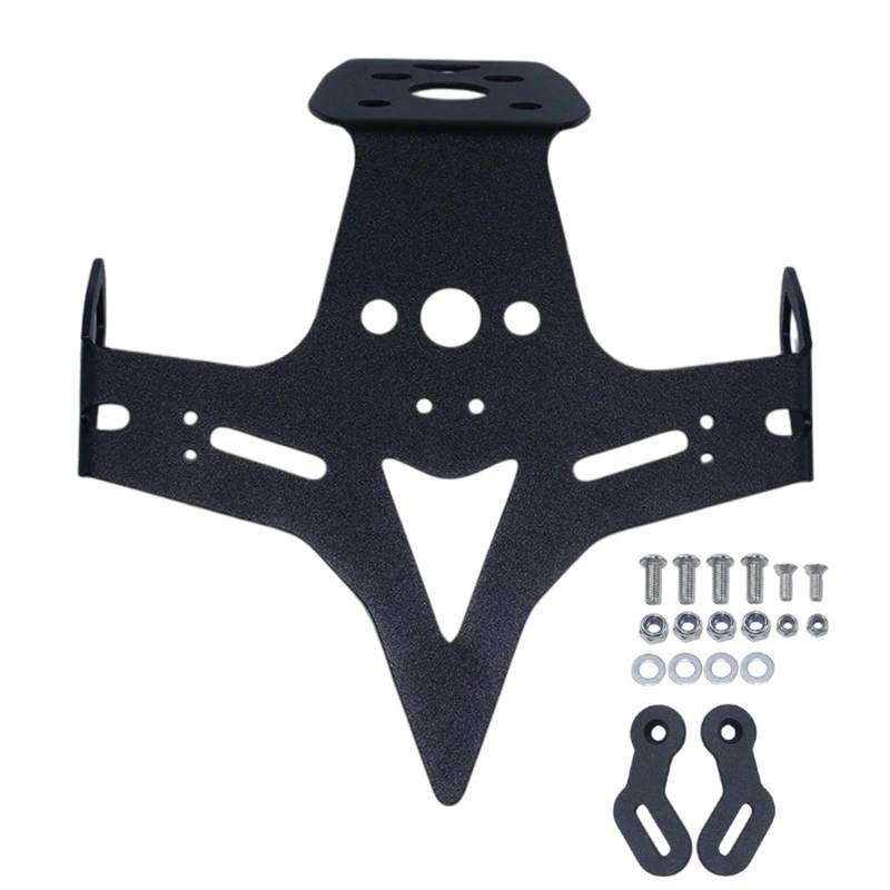 DSWILNV Kennzeichenhalter Motorrad Für Ninja Für ZX-25R Für ZX-4R Für ZX-4RR 2022 2023 2024 Motorrad Tail Tidy Fender Eliminieren Registrierung Kennzeichenhalter von DSWILNV