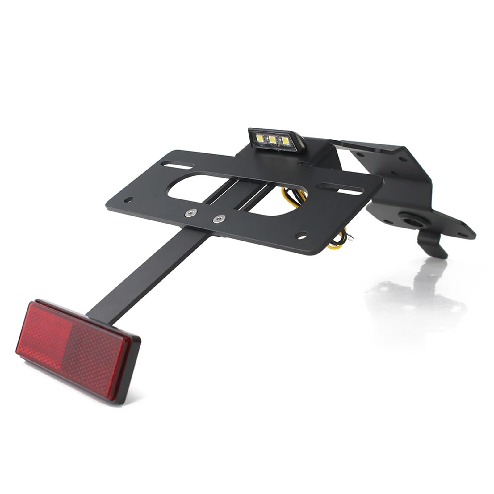 DSWILNV Kennzeichenhalter Motorrad Kompatibel Mit Dax125 2022 2023 2024 Motorrad-Kennzeichenhalter Mit Leichtem Heck-Motorrad-Kotflügel Für Eliminator-Kit(with Reflector) von DSWILNV