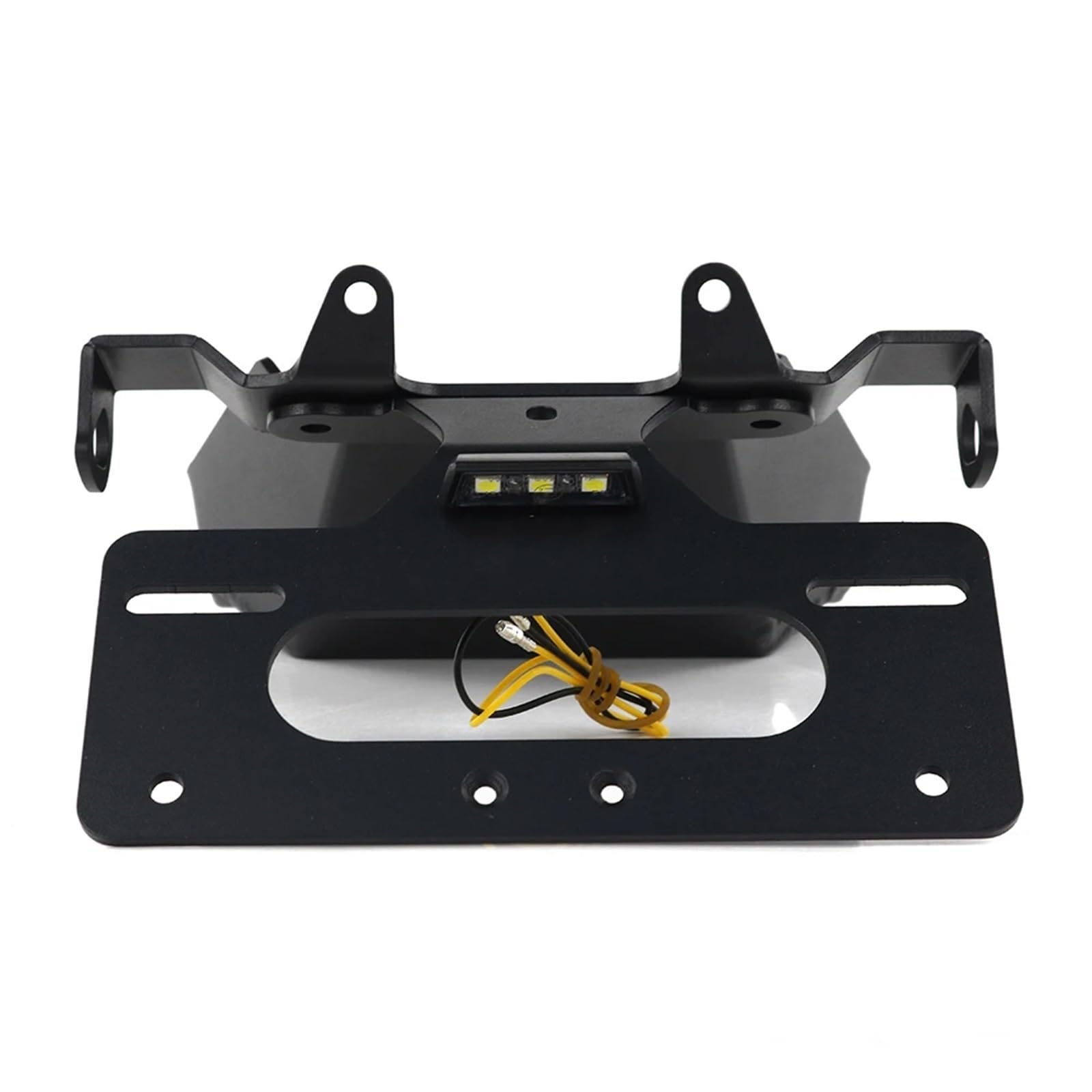 DSWILNV Kennzeichenhalter Motorrad Kompatibel Mit Ducati Für Monster Für 795 2012-2018 Für 659 2012-2016 Für 796 2010-2016 Motorrad-Heckfender-Eliminierungssatz Mit Licht von DSWILNV