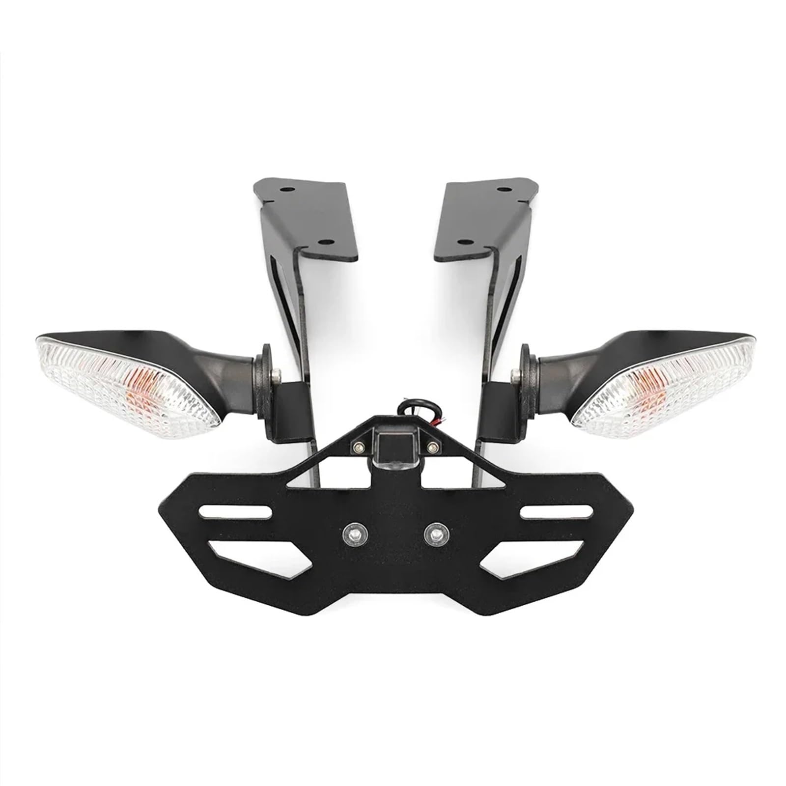 DSWILNV Kennzeichenhalter Motorrad Kompatibel Mit Ducati Für Supersport 939 S 2017-2020 Für 950 S 2021-2023 Zulassungslizenzhalterung Heckfender Für Eliminator(A ClearLight Bracket) von DSWILNV