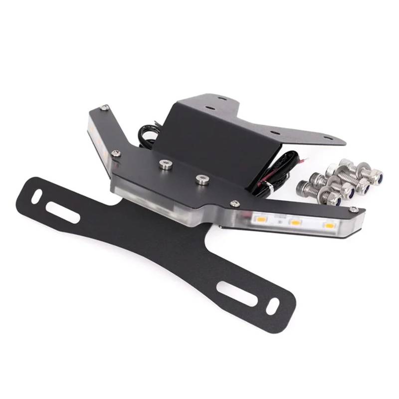 DSWILNV Kennzeichenhalter Motorrad Kompatibel Mit Für Ninja Für 250 2013-2017 Für 300 Für Z Für 250 2013-2018 300 2015-2018 Motorrad-Kennzeichenhalter(C) von DSWILNV