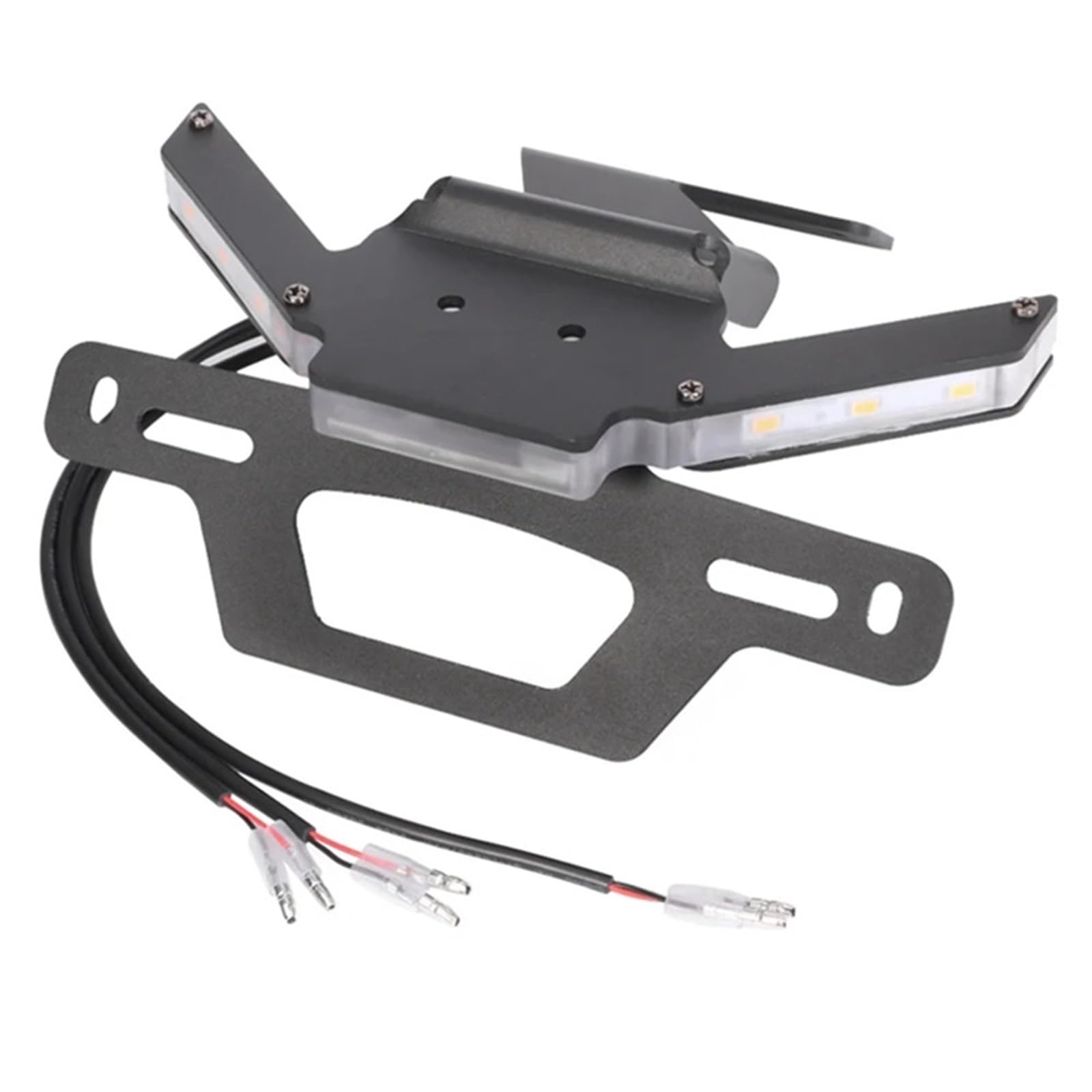 DSWILNV Kennzeichenhalter Motorrad Kompatibel Mit Für Z900 Für ZR900 2020-2024 Für Z900SE 2022-2024 Motorrad Tail Tidy Fender Eliminators Kennzeichenhalter(Without Plug) von DSWILNV