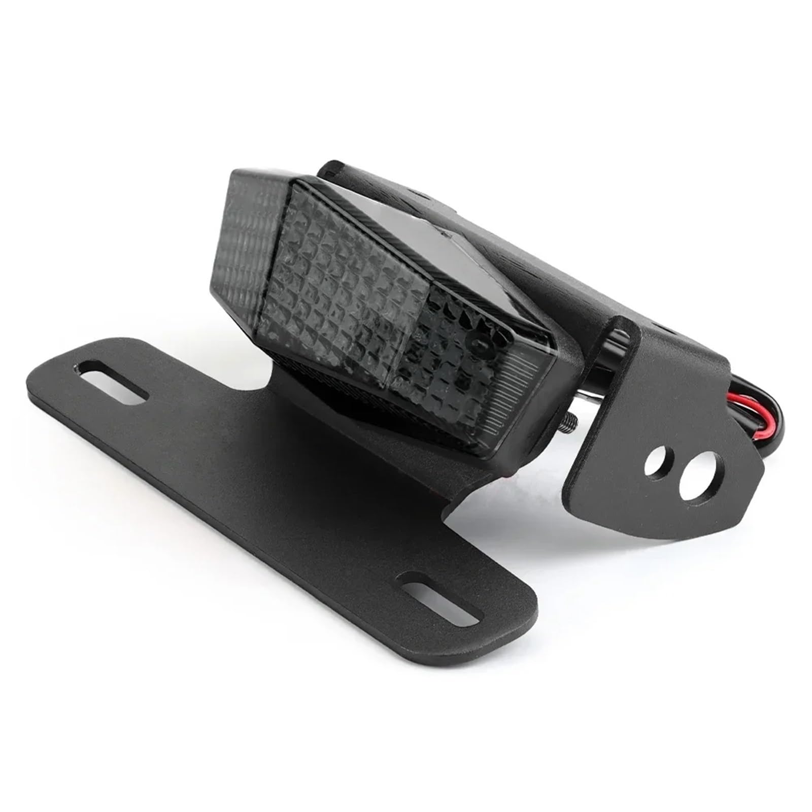 DSWILNV Kennzeichenhalter Motorrad Kompatibel Mit Suzuki Für DRZ400E 2008–2024 Für DRZ400S 2000–2024 Für DRZ400SM 2005–2024 Motorrad-Hinterrad-Kennzeichenhalterrahmen(Smoke) von DSWILNV