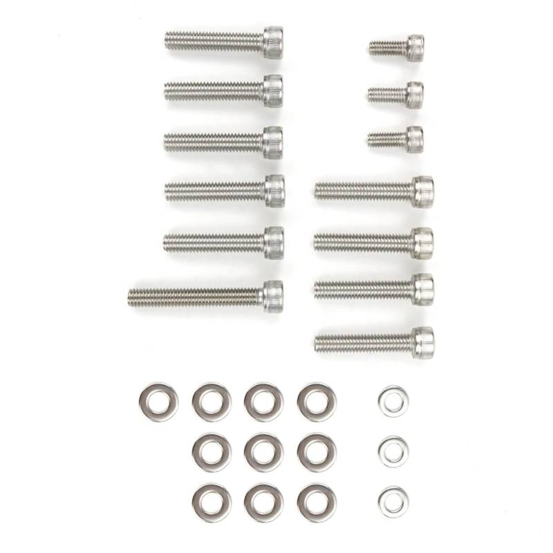 DSWILNV Motorrad Schrauben Kompatibel Mit Yamaha Für YFM660 2001–2005 Motorrad-Zubehör, Edelstahl Kompletter Motor Für Bolzen Schraubensatz Motorrad-Schrauben Motorhauben von DSWILNV