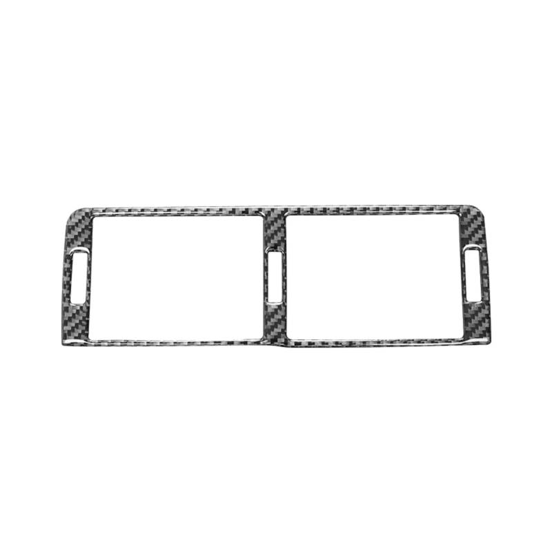DSWILNV Navigation CD Panel Kompatibel Mit 3er-Serie Für E46 1999 2000 2001 2002 2003 2004 1 Stück Auto-Armaturenbrett Steckdosen-Dekoration Rahmenabdeckung Aufkleber(Black) von DSWILNV