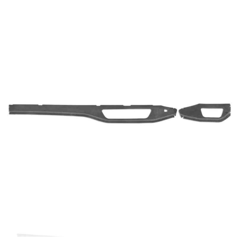 DSWILNV Navigation CD Panel Kompatibel Mit A4 B9 A5 2017 2018 2019 2020 2021 2022 2023 2024. 1 Satz Links Und Rechts. Auto-Innenraum-Tuning-Zubehör.(9002 Black RHD) von DSWILNV