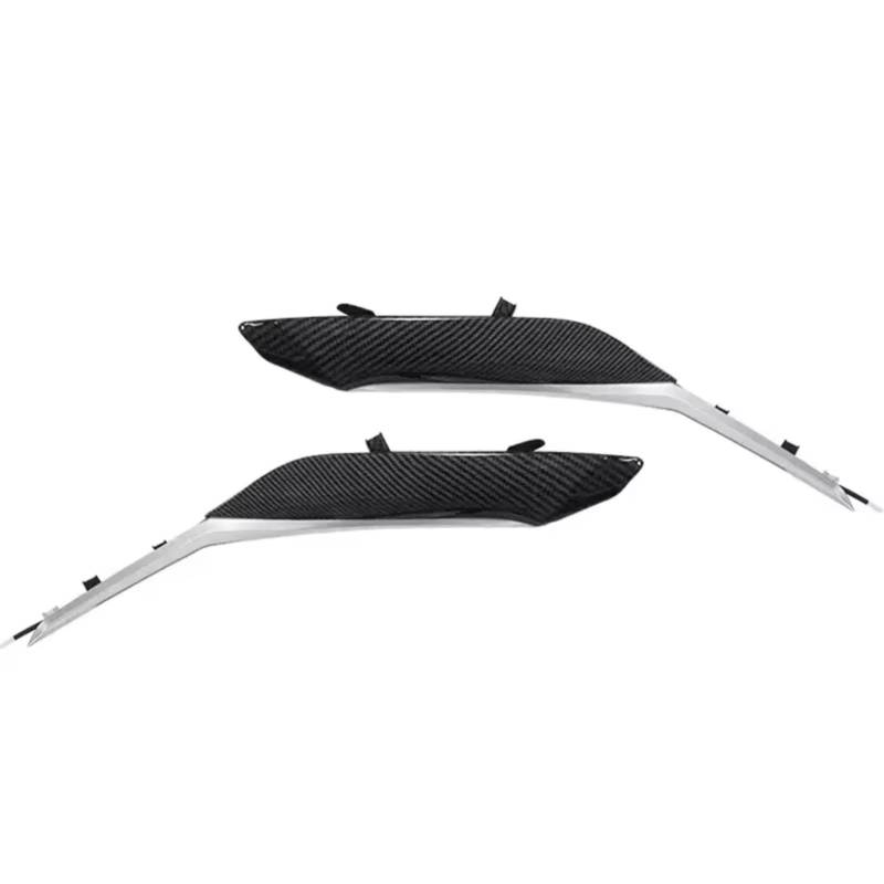 DSWILNV Navigation CD Panel Kompatibel Mit Für M3 G80 G81 2021 2022 2023 2024 2 Stück Zierrahmen Für Die Linke Mittelkonsole Ornamente Für Die Mittelkonsole(Carbon Fiber) von DSWILNV