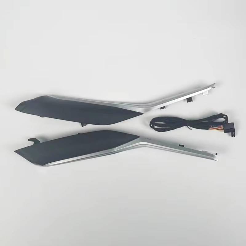 DSWILNV Navigation CD Panel Kompatibel Mit Für M4 G82 G83 2021 2022 2023 2024 1 Stück Links Und Rechts Innenleisten Dekorative Streifen Zubehör(A 2020-2024) von DSWILNV