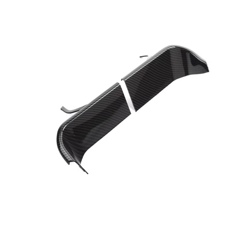 DSWILNV Navigation CD Panel Kompatibel Mit Land Für Rover Für Defender 2020 2021 2022 2023 2024 2025 1 Stück Kfz-Dashboard-Display Dekorativer Rahmen(Carbon Fiber Pattern) von DSWILNV
