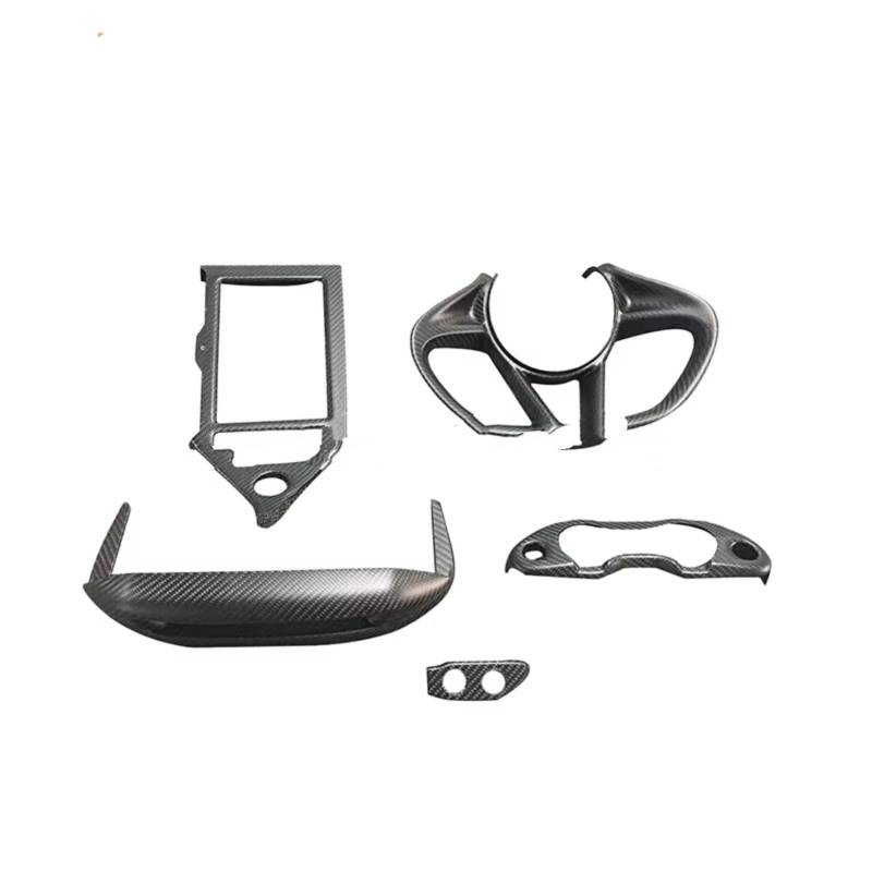 DSWILNV Navigation CD Panel Kompatibel Mit Mclaren 720S 2017 2018 2019 2020 2021. 1 Satz Linke Mittlere Steuertaste Für Das Armaturenbrett.(LHD) von DSWILNV