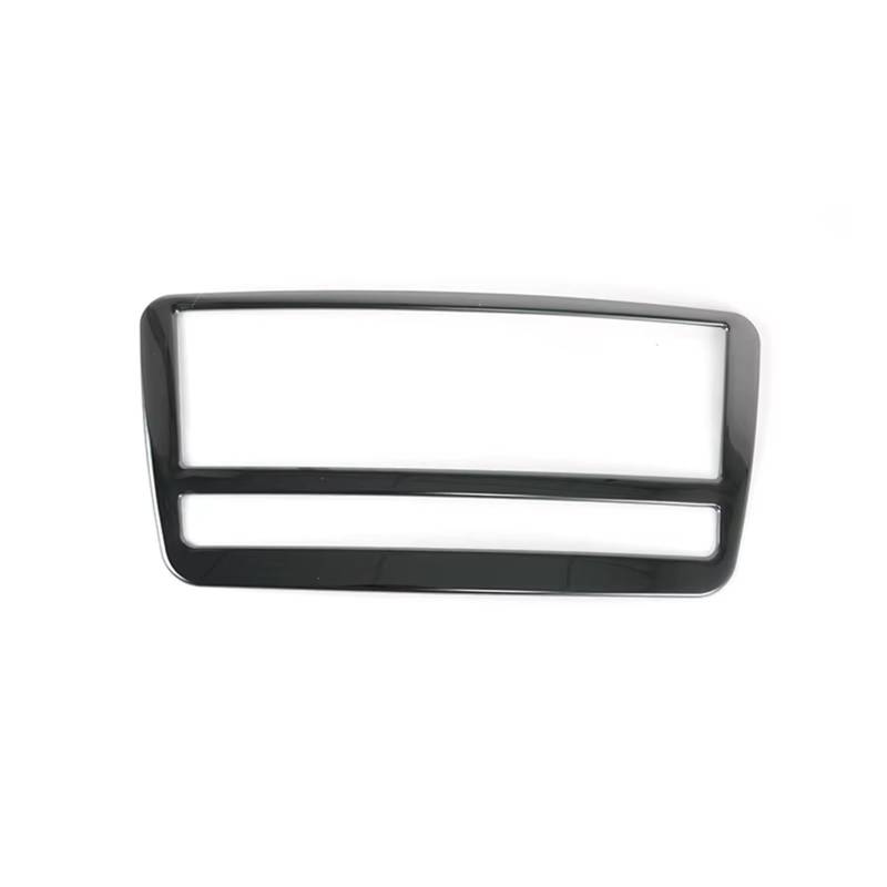 DSWILNV Navigation CD Panel Kompatibel Mit Mercedes Für Benz Für CLA GLA A-Klasse C117 X156 W176 2013–2018 Mittelkonsole CD-Rahmen Dekoration Abdeckung Verkleidung Auto-Styling(Black) von DSWILNV