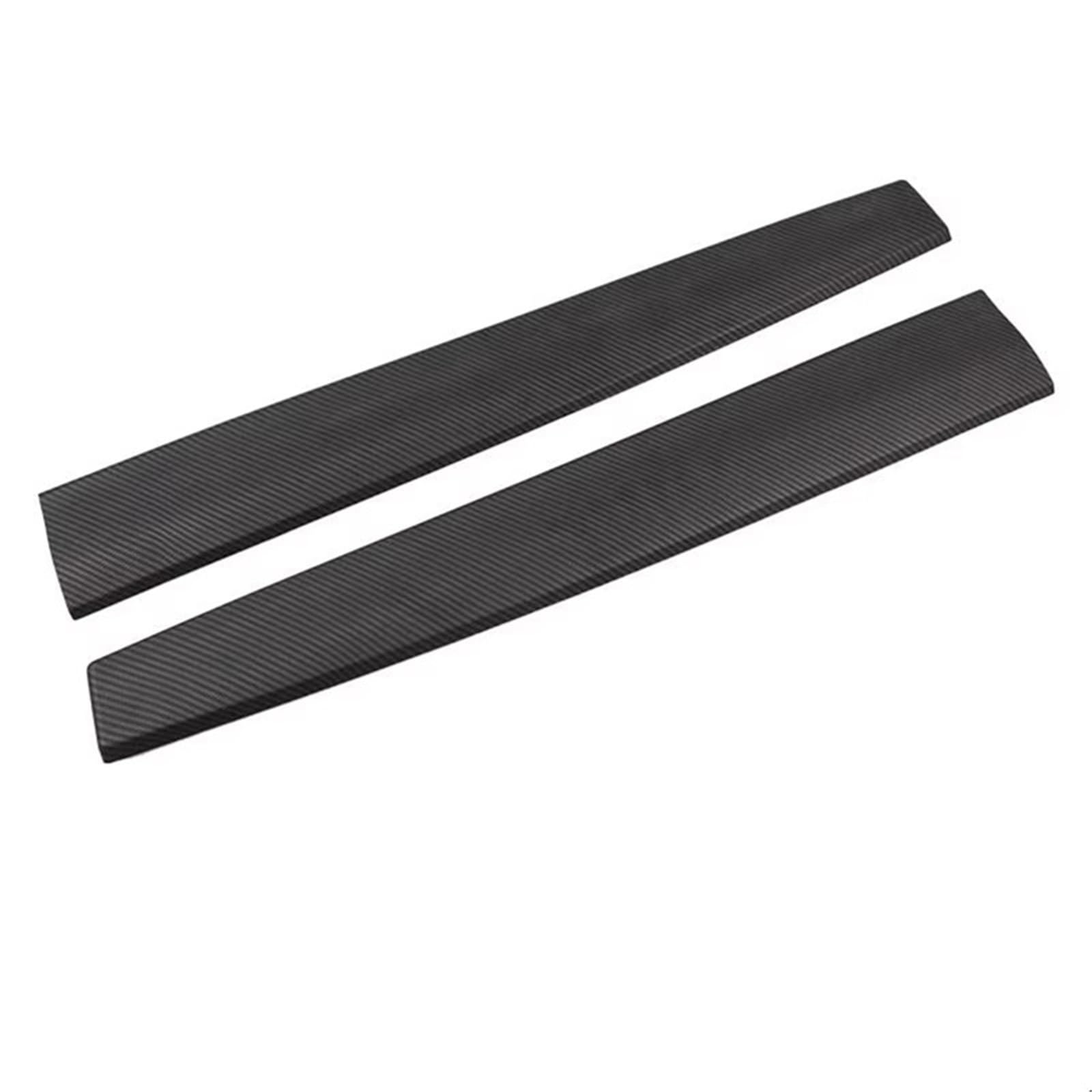 DSWILNV Navigation CD Panel Kompatibel Mit Tesla Für Model 3 2017 2018 2019 2020 2 Stück Links Und Rechts Zubehör Für Die Mittelkonsole des Armaturenbretts(Carbon Matte Black) von DSWILNV