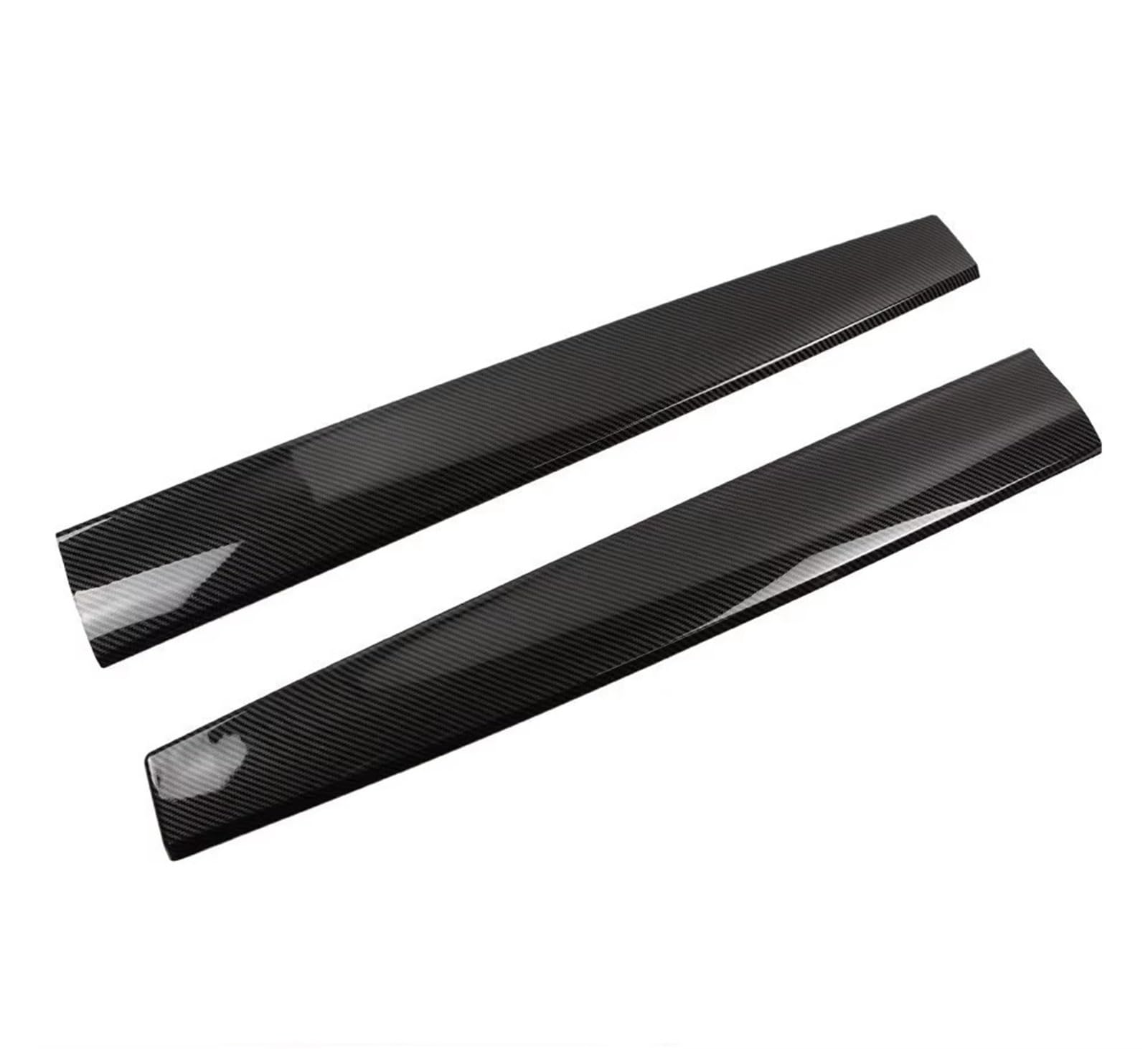 DSWILNV Navigation CD Panel Kompatibel Mit Tesla Für Model 3 2017–2023 Für Model Y 2021–2024 Armaturenbrett-Zierstreifen-Abdeckung ABS-Material Mittelkonsolen-Dekoration(Glossy Carbon) von DSWILNV
