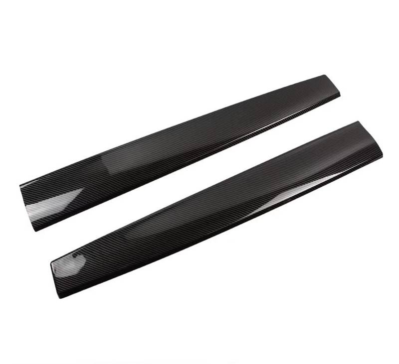 DSWILNV Navigation CD Panel Kompatibel Mit Tesla Für Model 3 2017–2023 Für Model Y 2021–2024 Armaturenbrett-Zierstreifen-Abdeckung ABS-Material Mittelkonsolen-Dekoration(Glossy Carbon) von DSWILNV