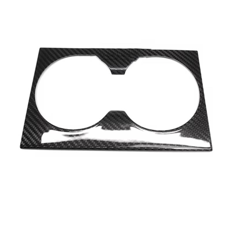 DSWILNV Navigation CD Panel Kompatibel Mit Tesla Für Model 3 2024 2025 1 Stück Autoinnenraum-Mittelkonsole Vorder- Und Rücksitz-Wasserbecher-Panel Zubehör(Front Cup Glossy) von DSWILNV