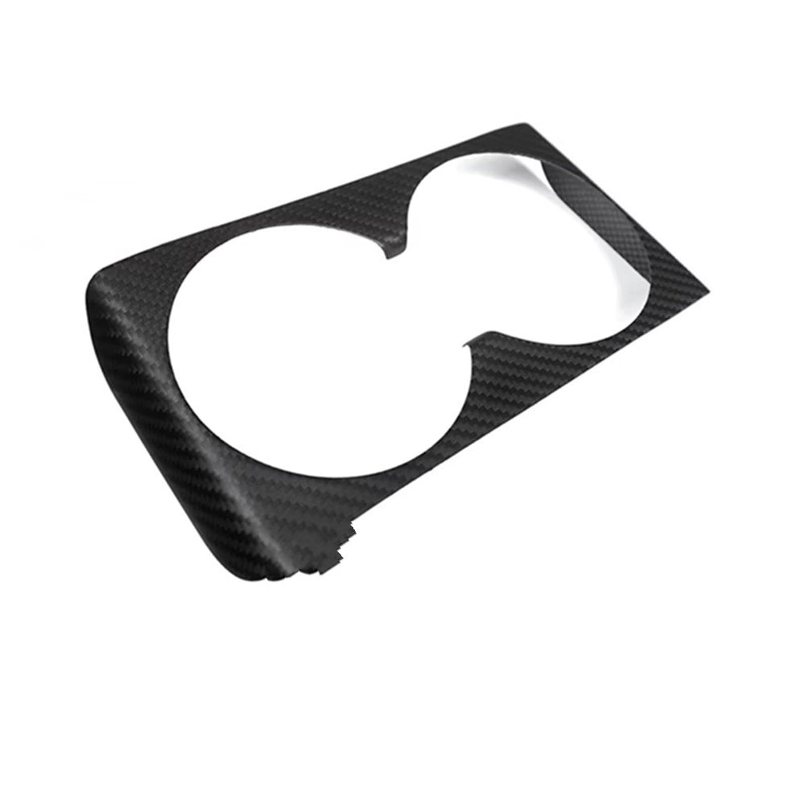 DSWILNV Navigation CD Panel Kompatibel Mit Tesla Für Model 3 2024 2025 1 Stück Autoinnenraum-Mittelkonsole Vorder- Und Rücksitz-Wasserbecher-Panel Zubehör(Rear Cup Matte) von DSWILNV