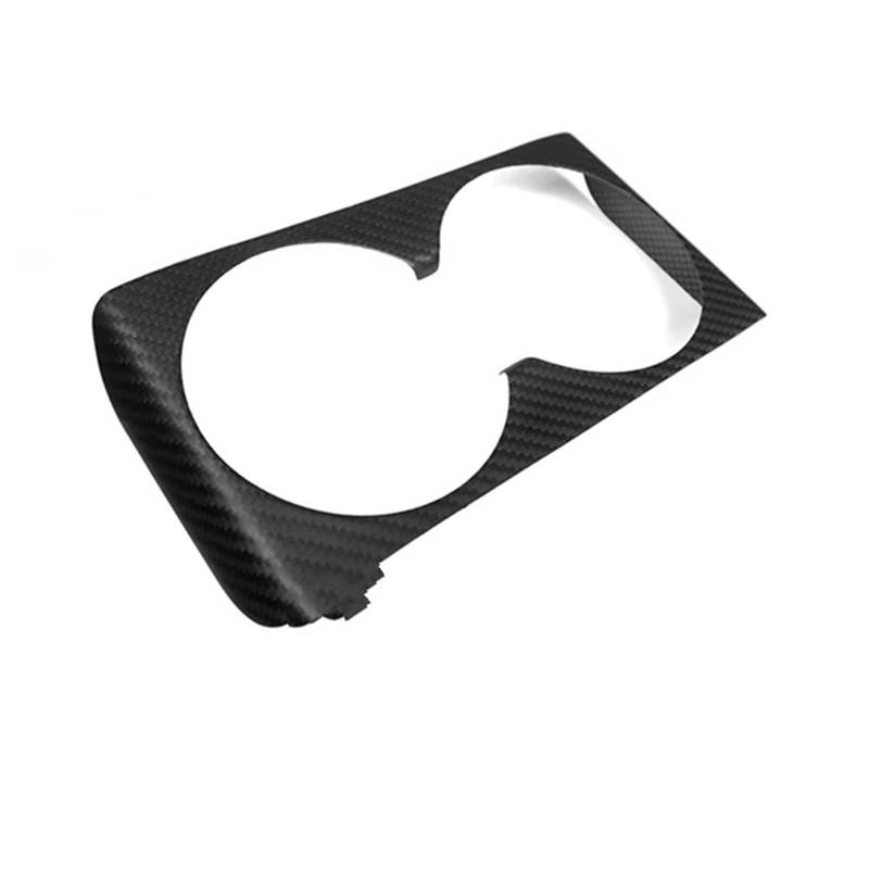 DSWILNV Navigation CD Panel Kompatibel Mit Tesla Für Model 3 2024 2025 1 Stück Autoinnenraum-Mittelkonsole Vorder- Und Rücksitz-Wasserbecher-Panel Zubehör(Rear Cup Matte) von DSWILNV