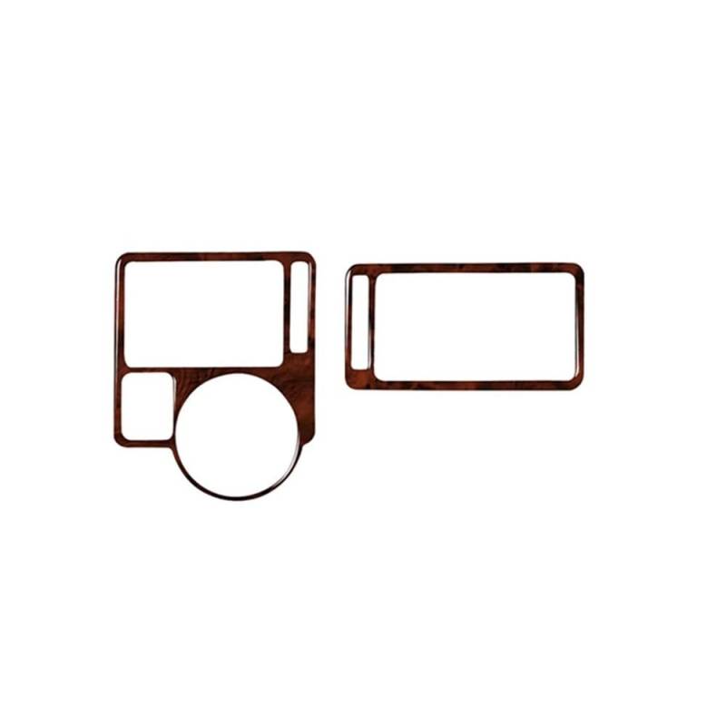 DSWILNV Navigation CD Panel Kompatibel Mit VW Für Golf 4 Für Mk4 1999 2000 2001 2002 2003 2004 2 Stück Autoinnenraum-Armaturenbrett Seitlicher Luftauslass-Trimmaufkleber von DSWILNV