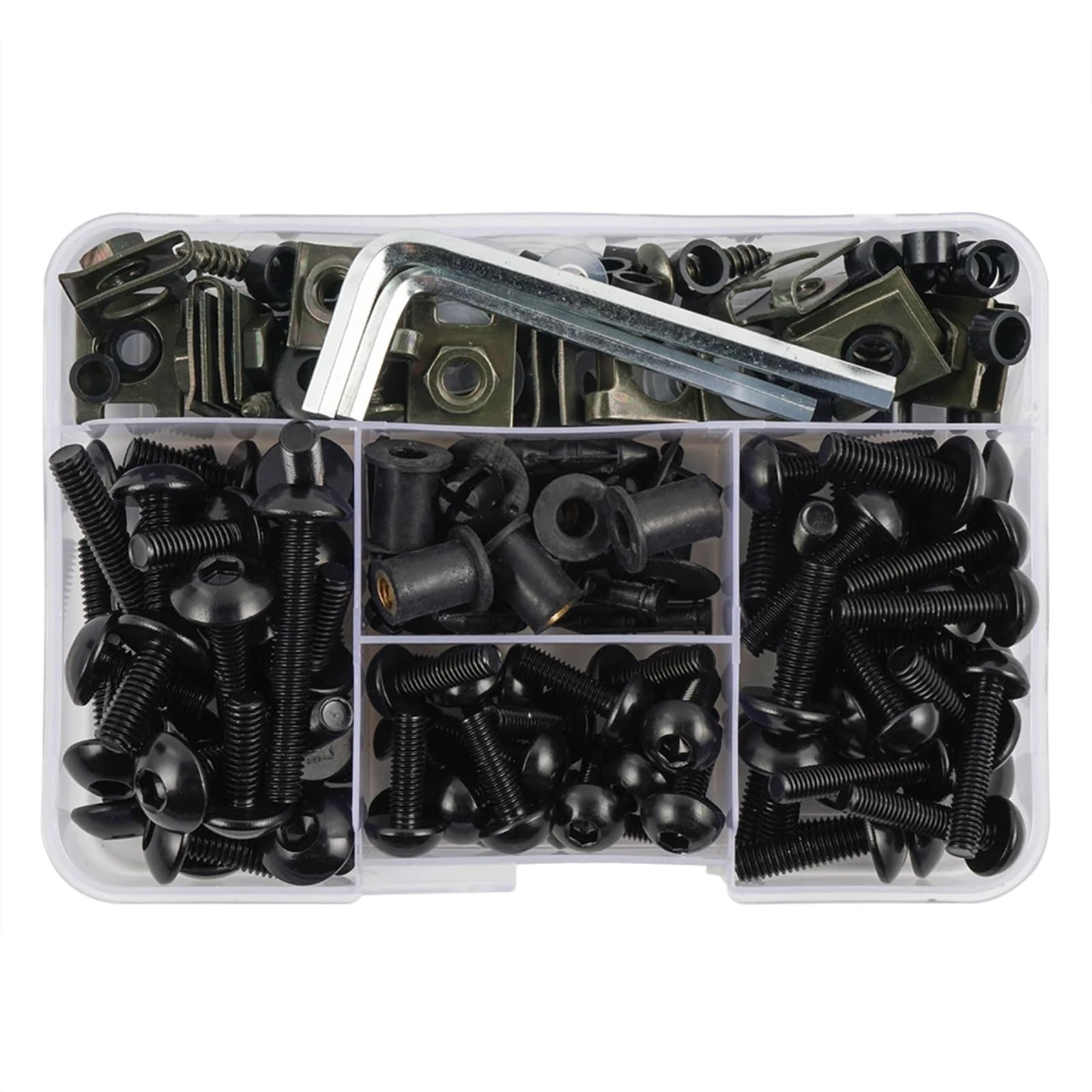 Motorrad Schrauben Kompatibel Mit Aprilia Für RSV MilleR 2000–2003 Für RSV MilleR Haga 2003 Motorrad-Schraube Verkleidungsschraube Motorrad-Karosserieschrauben Verkleidungsschrauben-Set(Black) von DSWILNV