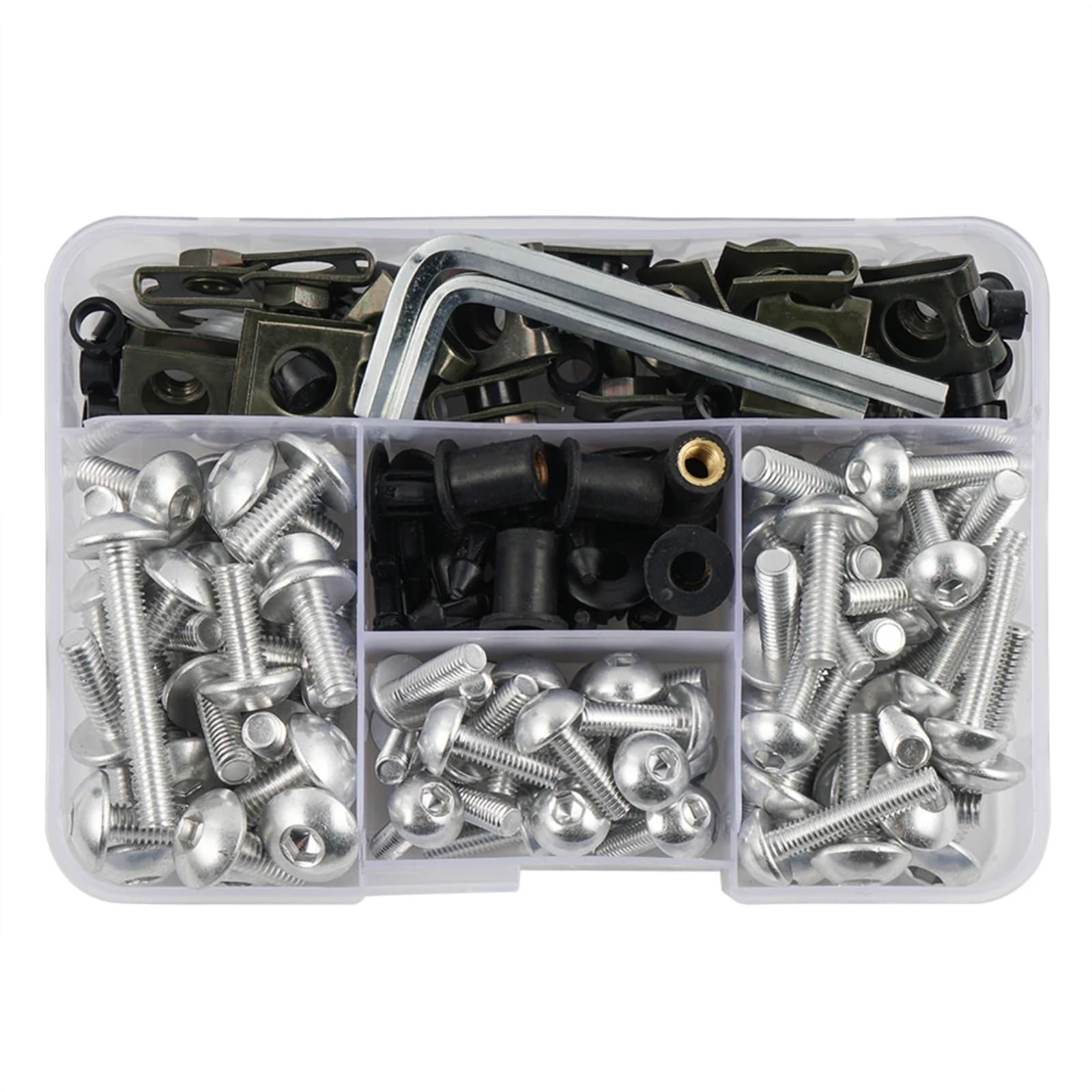 Motorrad Schrauben Kompatibel Mit Aprilia Für RSV MilleR 2000–2003 Für RSV MilleR Haga 2003 Motorrad-Schraube Verkleidungsschraube Motorrad-Karosserieschrauben Verkleidungsschrauben-Set(Silver) von DSWILNV