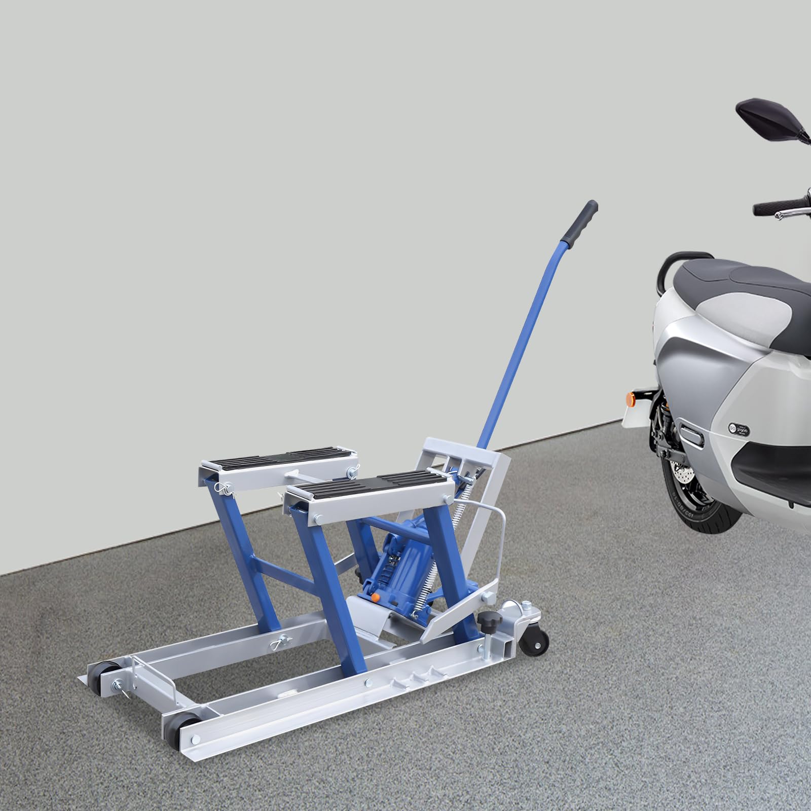 DSYOGX Motorradhebebühne, Motorradheber Hebebühne, Motorradheber 680kg Schwere Motorrad Hydrauliklift Blau Hydraulischer Motorrad-Montageständer Motorrad-Reparaturständers für Motorradreparatur DSYOGX Motorradhebebühne, Motorradheber Hebebühne, Motorradheber 680kg Schwere Motorrad Hydrauliklift Blau Hydraulischer Motorrad-Montageständer Motorrad-Reparaturständers für Motorradreparatur von DSYOGX