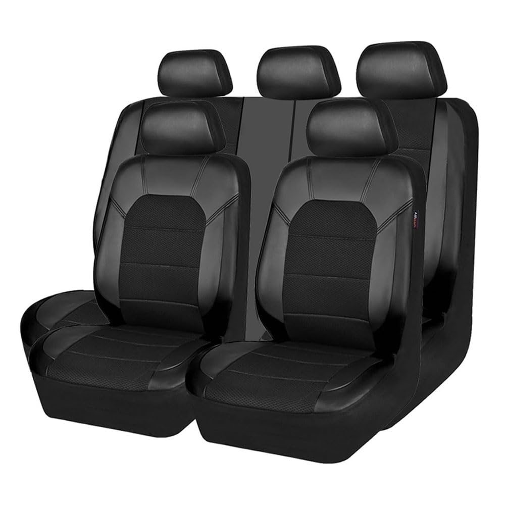 DSYYNAY Autositzbezüge für Suzuki Grand Vitara 2005-2008, 9-teilig, wasserdicht, atmungsaktiv, Leder, Sitzbezüge, Innenzubehör, B(A) von DSYYNAY