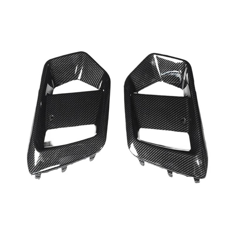 DSYZVEIW [Replacement] Autoaußenzubehör, Nebelscheinwerferrahmen, Nebelscheinwerferabdeckungen, Kohlefaseroptik, passend for Ford for Focus for RS, 2015–2018 von DSYZVEIW