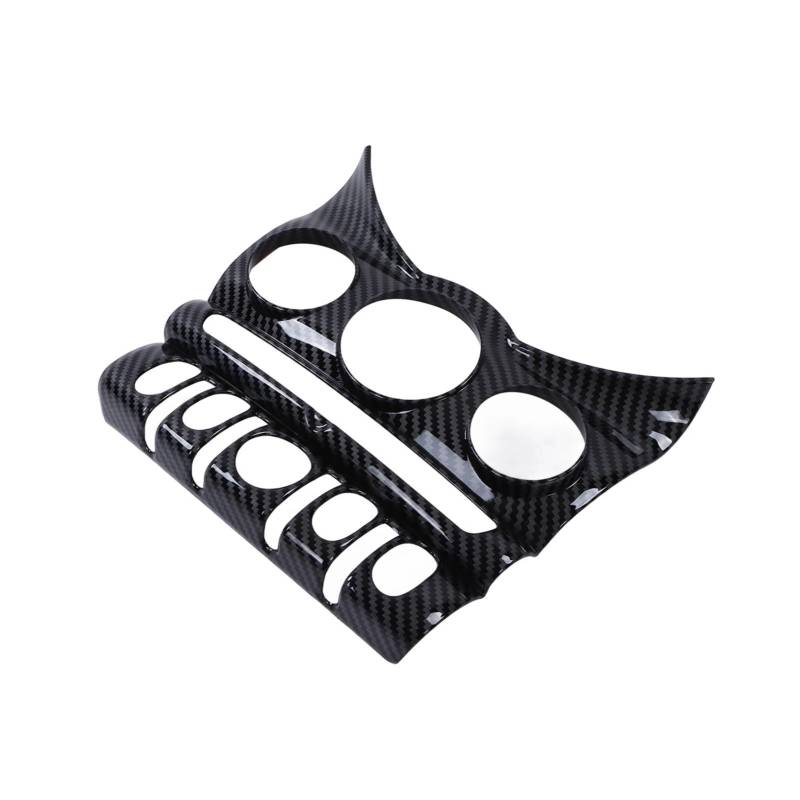 DSYZVEIW [Replacement] Zierleisten for die CD-Bedienfeldabdeckung der Klimaanlage im Carbonfaser-Stil, passend for Fließheck F55, F56, F57, 2014-2021 von DSYZVEIW