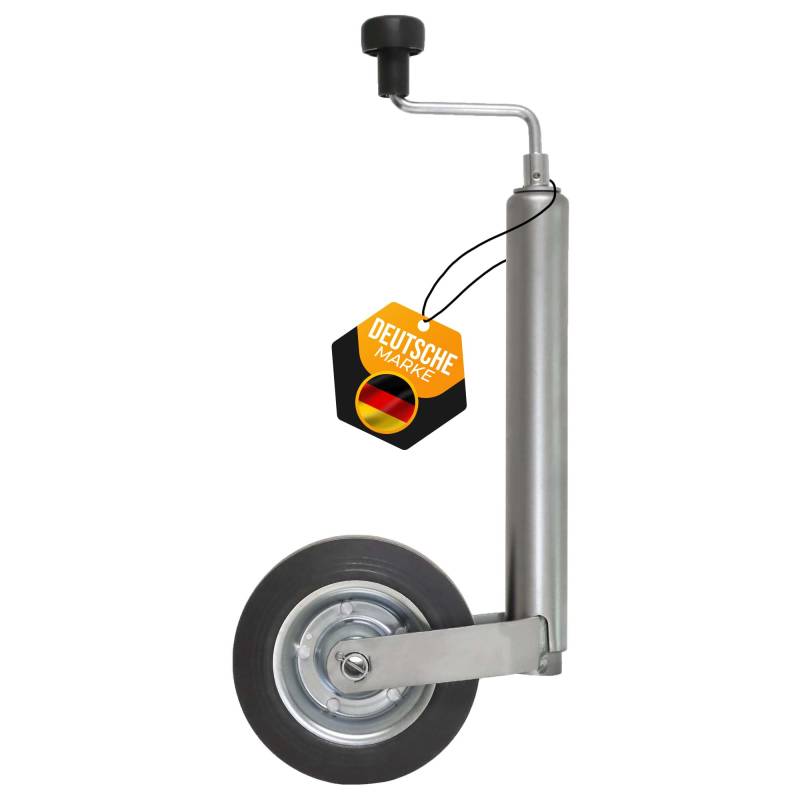 The Drive | Stützrad 150kg | für PKW Anhänger | Rohrdurchmesser Ø 48mm | mit Klemmhalter | Bugrad | Laufrad von The Drive