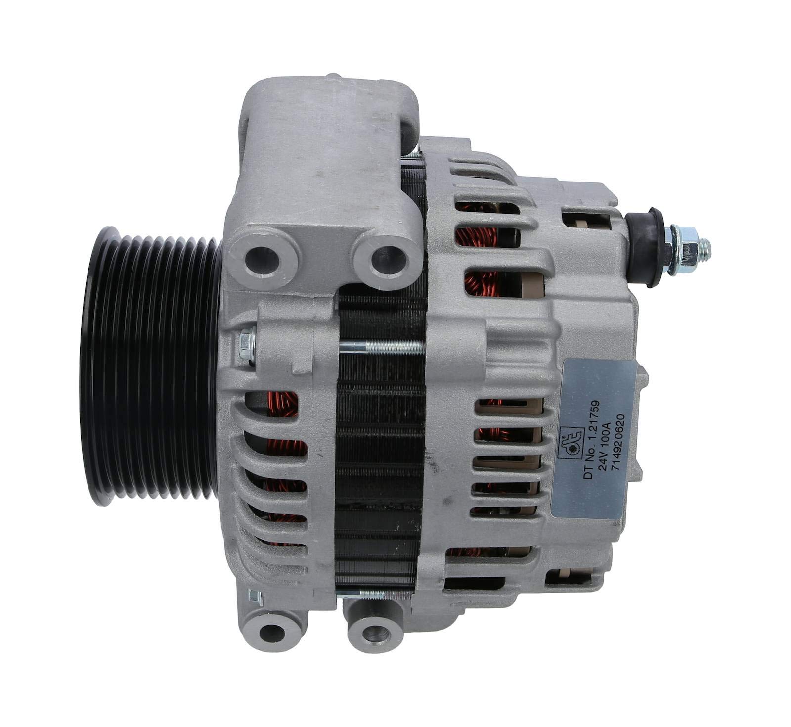 DT Spare Parts Generator 1.21759 24 V 10 grooves I: 100 A Lichtmaschine für LKW, Bus DT Spare Parts Generator 1.21759 24 V 10 grooves I: 100 A Lichtmaschine für LKW, Bus von DT Spare Parts