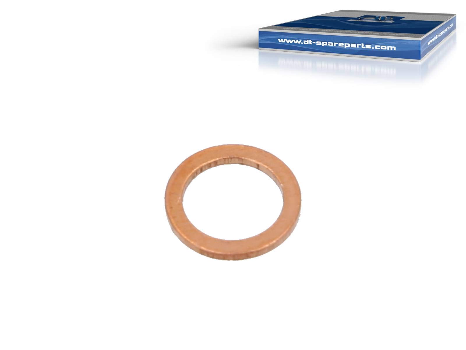 DT Spare Parts Kupferdichtring 3.89546 d: 6,5 mm, D: 9,5 mm, S: 1 mm, CU Kupferring für LKW, Bus DT Spare Parts Kupferdichtring 3.89546 d: 6,5 mm, D: 9,5 mm, S: 1 mm, CU Kupferring für LKW, Bus von DT Spare Parts