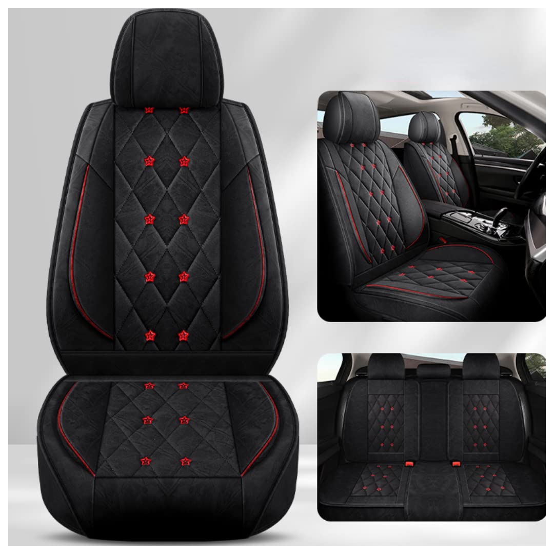 DTGPRO Autositzbezug-Set passend für MB C-Klasse C250 W204 Sport C350 W204 Sport C220 W204 AMG passend für Autositzbezüge schwarz rot DTGPRO Autositzbezug-Set passend für MB C-Klasse C250 W204 Sport C350 W204 Sport C220 W204 AMG passend für Autositzbezüge schwarz rot von DTGPRO