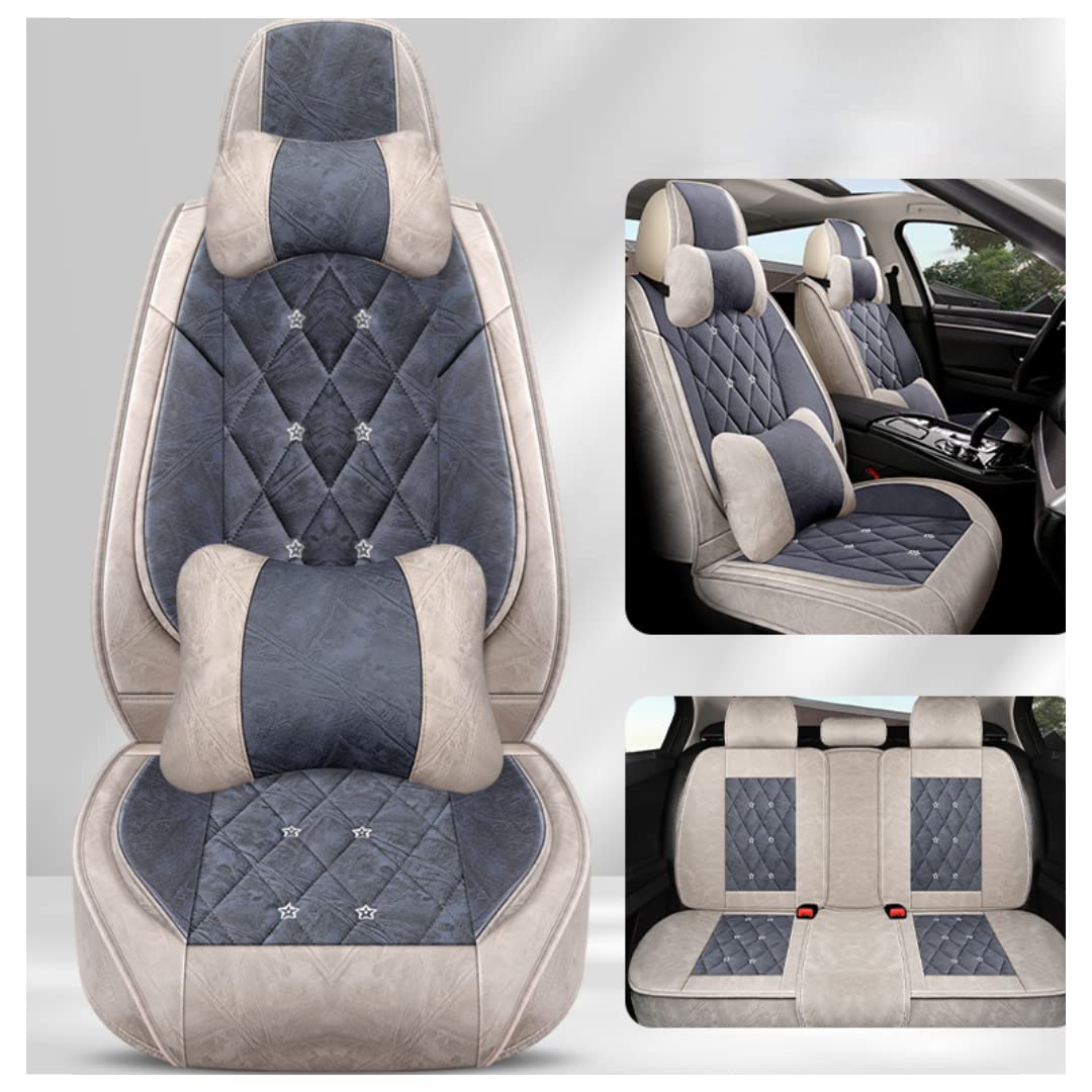 DTGPRO Autositzbezug-Set passend für MB W203 W204 W205 W211 W212 W213 W124 GLK GLC W164 W166 GLE geeignet für Autositzbezüge, Blau Grau Deluxe Edition DTGPRO Autositzbezug-Set passend für MB W203 W204 W205 W211 W212 W213 W124 GLK GLC W164 W166 GLE geeignet für Autositzbezüge, Blau Grau Deluxe Edition von DTGPRO