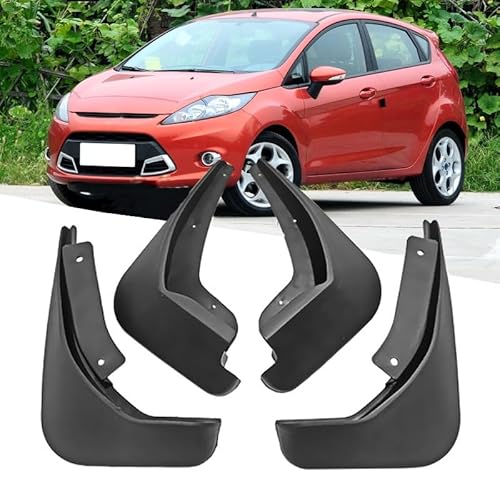 DTGTEX Auto Schmutzfänger für Ford Fiesta 7 Mk7 Hatchback 2009-2016, Vorne Hinten Fender Spritzschutz Dustproof Kratzfest Korrosions Dekoration Zubehör von DTGTEX