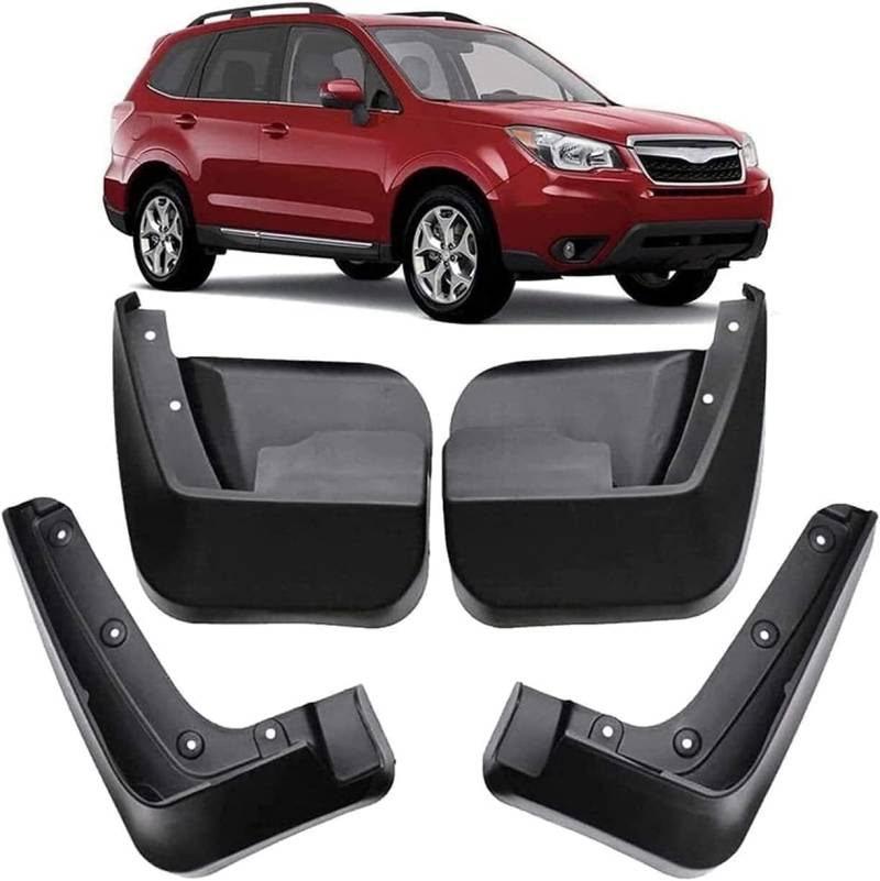 Auto Schmutzfänger für Subaru Forester 2014-2017, Vorne Hinten Fender Spritzschutz Dustproof Kratzfest Korrosions Dekoration Zubehör von DTGTEX