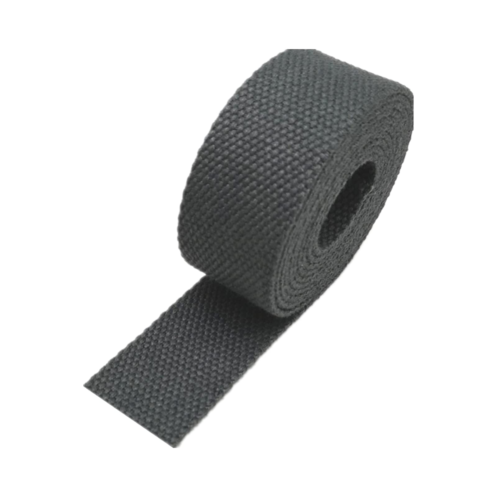 DTKJ Strapazierfähiges Gurtband aus Baumwolle für Rucksäcke, Gepäck, Gepäck, Gürtel, 9,1 m, dunkelgrau, 50 mm, von DTKJ