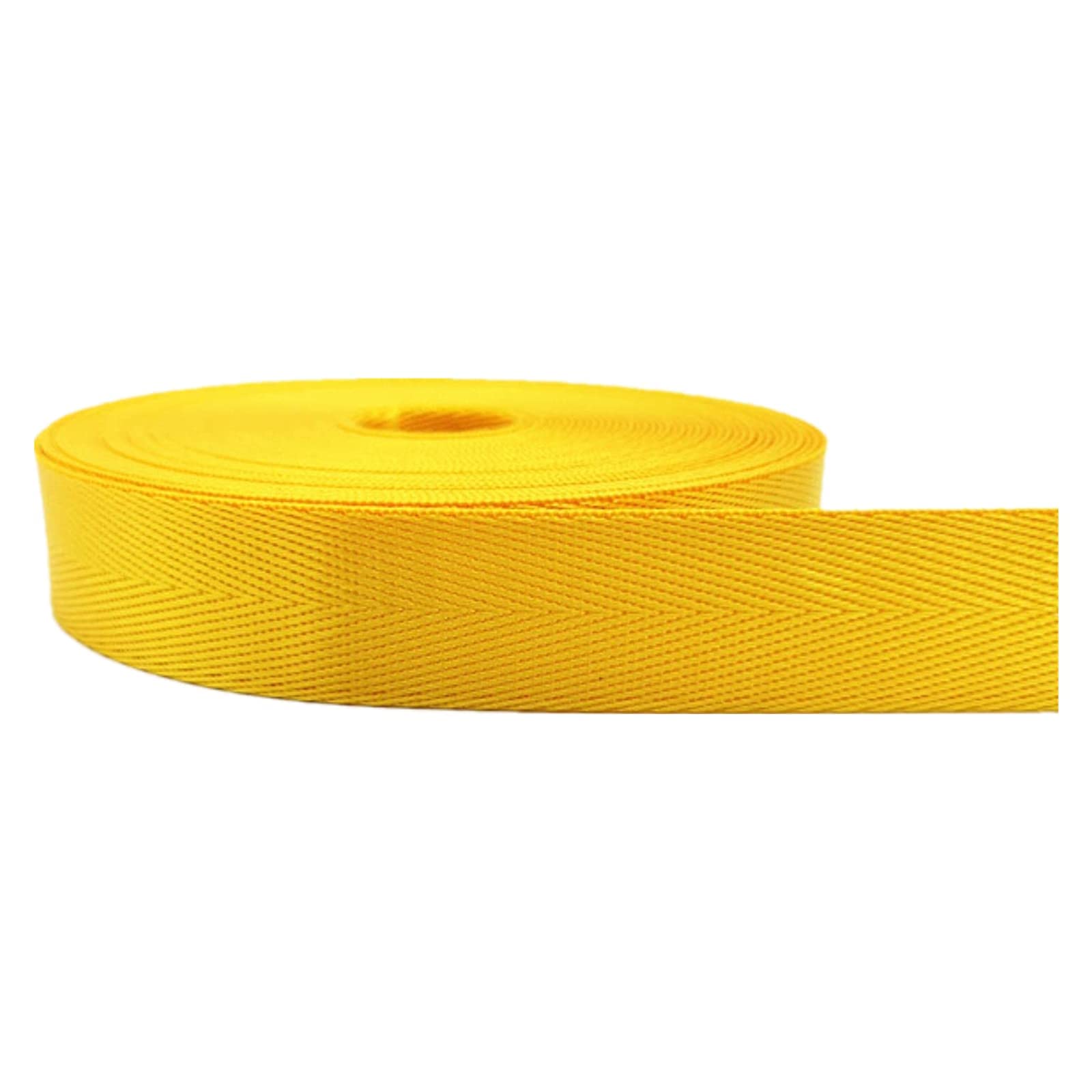 DTKJ Strapazierfähiges Nylon-Gurtband, für Rucksäcke, Gepäck, Gepäck, Gürtel, 9,1 m, gelb, 38 mm, von DTKJ