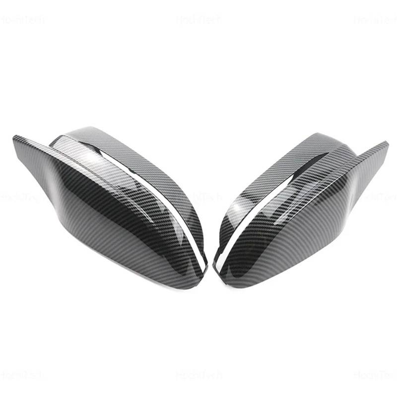 Auto Rückspiegel Regenschutz Carbon Fiber Rückspiegelkappe Seitenabdeckung passend für BMW 3er 4er 5er 7er 8er G20 G21 G30 G38 G22 G23 G11 G12 G15 G16.(RHD-Carbon Pattern) von DTYBJN