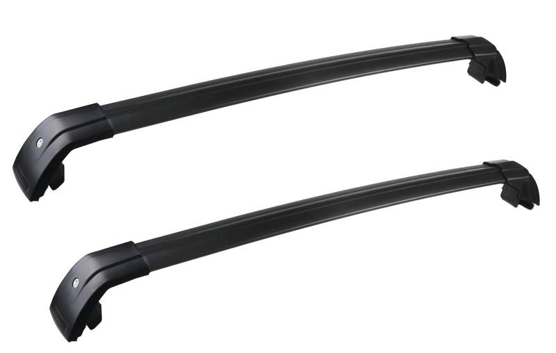 Dachträger 2 Stück, passend für KIA Sorento 2015–2018, Seitenstangen aus Aluminiumlegierung, Querschienen, Dachgepäckträger mit Diebstahlsicherung. Aluminium-Dachträger von DTYBJN